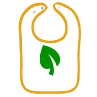 Infant Contrast Trim Terry Bib Thumbnail