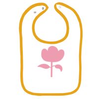 Infant Contrast Trim Terry Bib Thumbnail