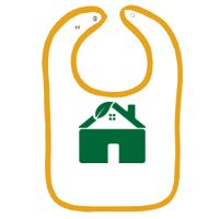 Infant Contrast Trim Terry Bib Thumbnail