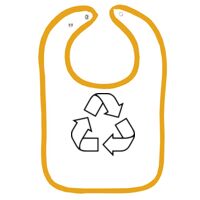 Infant Contrast Trim Terry Bib Thumbnail