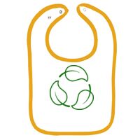 Infant Contrast Trim Terry Bib Thumbnail