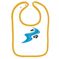 Infant Contrast Trim Terry Bib Thumbnail