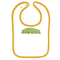 Infant Contrast Trim Terry Bib Thumbnail