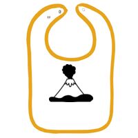 Infant Contrast Trim Terry Bib Thumbnail