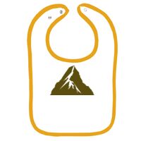 Infant Contrast Trim Terry Bib Thumbnail