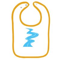 Infant Contrast Trim Terry Bib Thumbnail