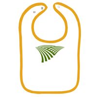 Infant Contrast Trim Terry Bib Thumbnail