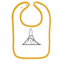 Infant Contrast Trim Terry Bib Thumbnail