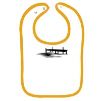 Infant Contrast Trim Terry Bib Thumbnail