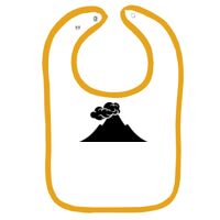 Infant Contrast Trim Terry Bib Thumbnail