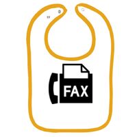 Infant Contrast Trim Terry Bib Thumbnail