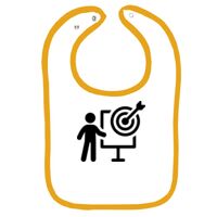 Infant Contrast Trim Terry Bib Thumbnail