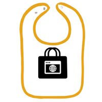 Infant Contrast Trim Terry Bib Thumbnail