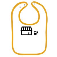 Infant Contrast Trim Terry Bib Thumbnail