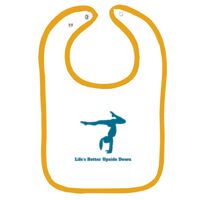 Infant Contrast Trim Terry Bib Thumbnail