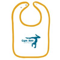 Infant Contrast Trim Terry Bib Thumbnail
