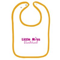 Infant Contrast Trim Terry Bib Thumbnail