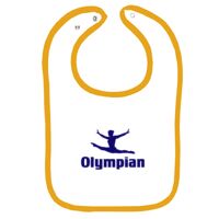 Infant Contrast Trim Terry Bib Thumbnail