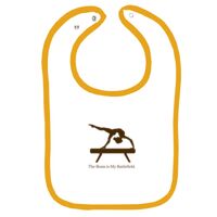 Infant Contrast Trim Terry Bib Thumbnail