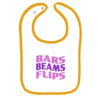 Infant Contrast Trim Terry Bib Thumbnail