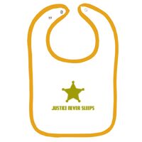 Infant Contrast Trim Terry Bib Thumbnail