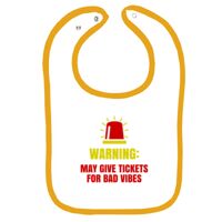 Infant Contrast Trim Terry Bib Thumbnail