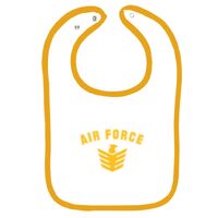 Infant Contrast Trim Terry Bib Thumbnail