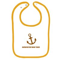 Infant Contrast Trim Terry Bib Thumbnail