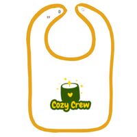 Infant Contrast Trim Terry Bib Thumbnail