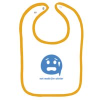 Infant Contrast Trim Terry Bib Thumbnail