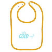 Infant Contrast Trim Terry Bib Thumbnail