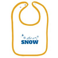 Infant Contrast Trim Terry Bib Thumbnail