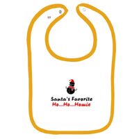 Infant Contrast Trim Terry Bib Thumbnail