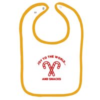 Infant Contrast Trim Terry Bib Thumbnail