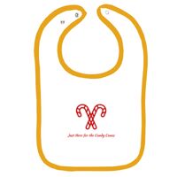 Infant Contrast Trim Terry Bib Thumbnail