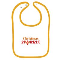 Infant Contrast Trim Terry Bib Thumbnail