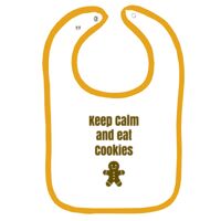 Infant Contrast Trim Terry Bib Thumbnail