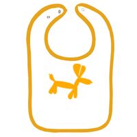 Infant Contrast Trim Terry Bib Thumbnail