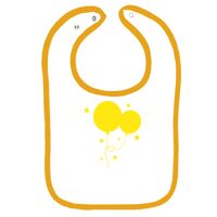 Infant Contrast Trim Terry Bib Thumbnail