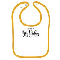 Infant Contrast Trim Terry Bib Thumbnail