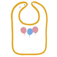 Infant Contrast Trim Terry Bib Thumbnail
