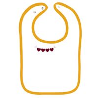 Infant Contrast Trim Terry Bib Thumbnail