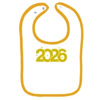 Infant Contrast Trim Terry Bib Thumbnail