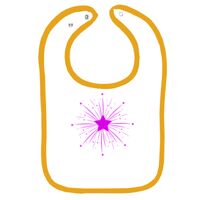 Infant Contrast Trim Terry Bib Thumbnail