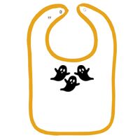 Infant Contrast Trim Terry Bib Thumbnail