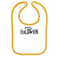 Infant Contrast Trim Terry Bib Thumbnail