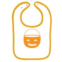 Infant Contrast Trim Terry Bib Thumbnail