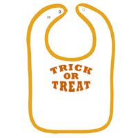 Infant Contrast Trim Terry Bib Thumbnail