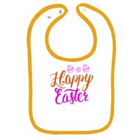 Infant Contrast Trim Terry Bib Thumbnail