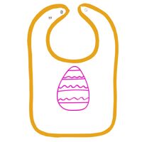 Infant Contrast Trim Terry Bib Thumbnail